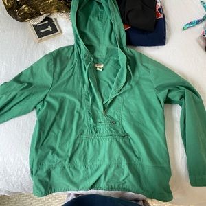 J crew wind breaker jacket w good size S